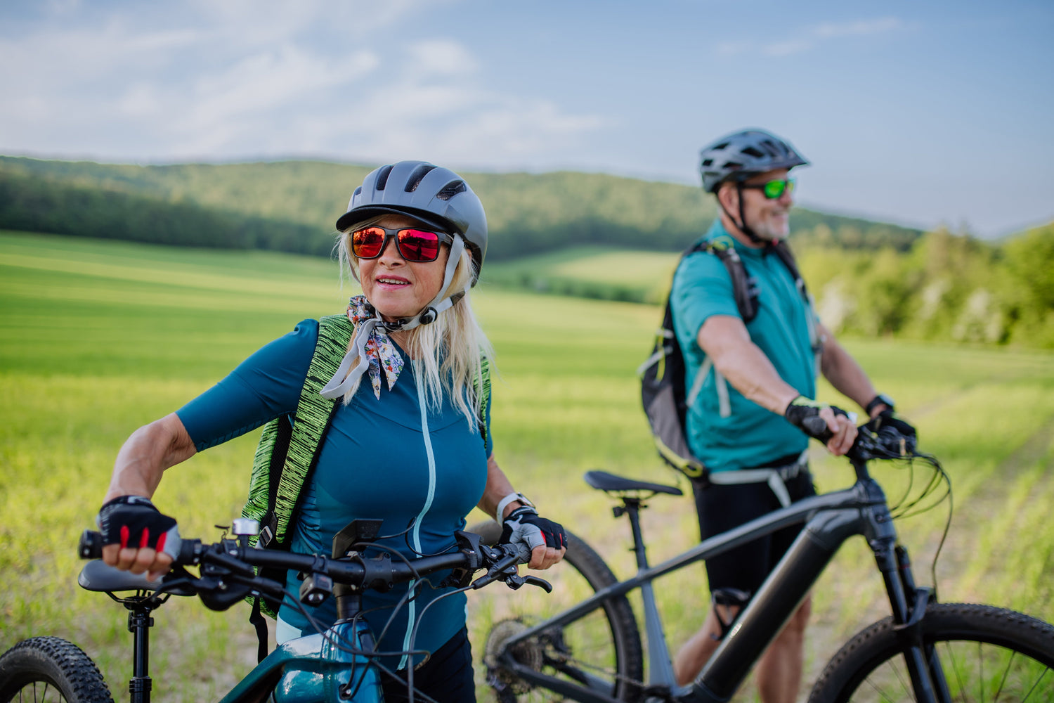 Bikepackers Henk en Ingrid
