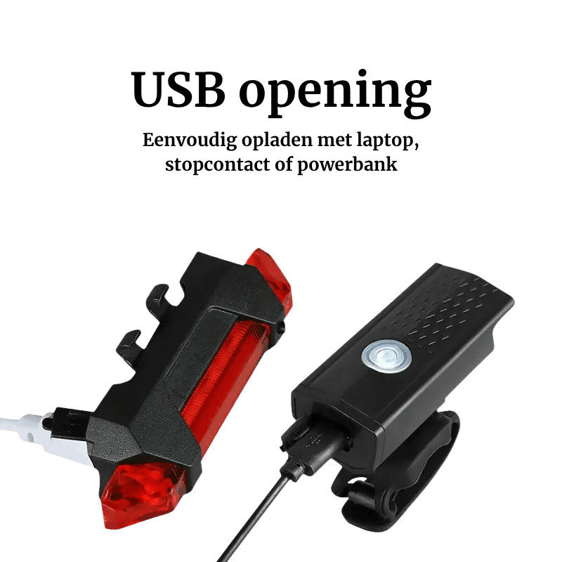 Fietsvakantie Verlichtingsset - BikePackerz