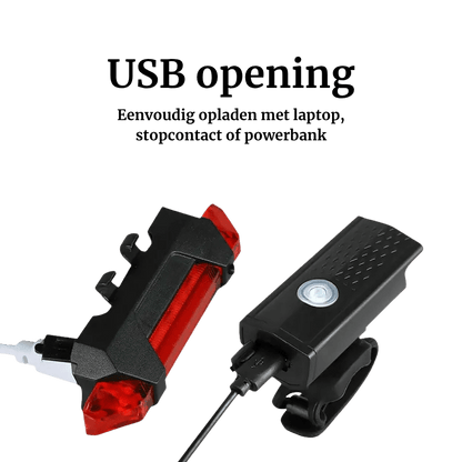 Fietsvakantie Verlichtingsset - BikePackerz